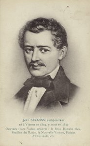 Portret van Johann Strauss II