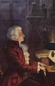 Portret van Wolfgang Amadeus Mozart