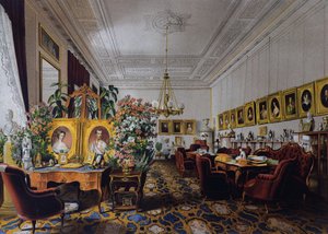 De hal van Aartshertogin Sophia in de Hofburg in Wenen, ca. 1854, Oostenrijk