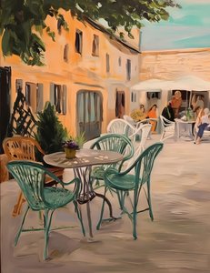 Charmant terras