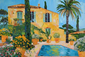 Zonnige mediterrane villa