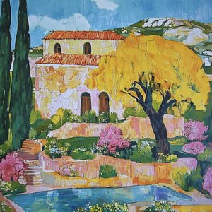 Zonnige Villa met tuin door Avanesova Elena