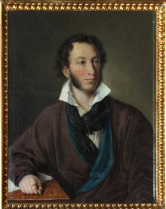 Portret van de schrijver Alexander Poesjkin (1799-1837)