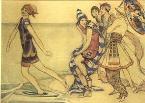 Het strandfeest door Averil Mary Burleigh