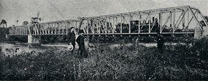 Ponte da E. F. Mogyana over de Rio Pardo, 1895