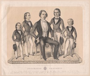 Groep De familie van kunstenaars Cottrely door Axel Jakob Salmson