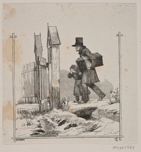 Een Begrafenisstoet door Axel Theodor Kittendorff