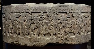 De Steen van Tizoc (ca.1481-86) of Temalacatl, 1325-1521