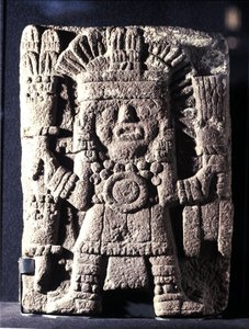 Azteekse kunst, Azteekse priester.