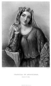 Isabella van Angoulême 1187-1246, koningin-gemalin van koning Jan