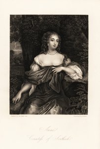 Portret van Anne Carnegie, gravin van Southesk door B. Holl