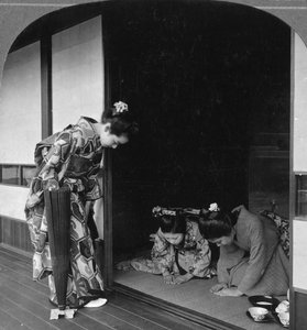 Drie Japanse vrouwen, Japan, 1905