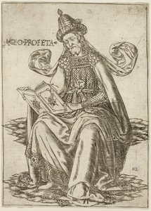 Profeet Haggai door Baccio Baldini