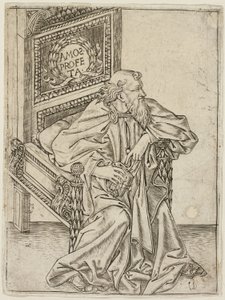 De Profeet Amos door Baccio Baldini