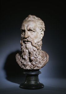 Studie van het Hoofd van Sint Paulus, c.1535 door Baccio Bandinelli