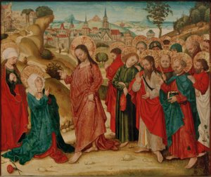 Afscheid van Christus van zijn moeder