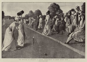 De Heropleving van Croquet, Een Dames Toernooi bij Sheen House Club