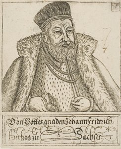 Johann Friedrich, uit Saksische hertogen en keurvorsten door Balthasar Jenichen