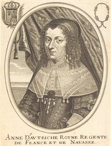 Anna van Oostenrijk door Balthasar Moncornet