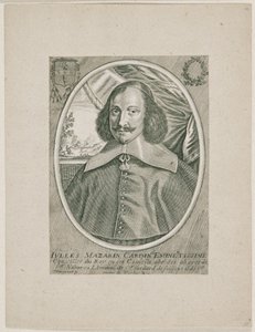 Kardinaal Jules Mazarin door Balthasar Moncornet