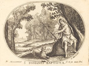 Sint Johannes de Doper door Balthasar Moncornet
