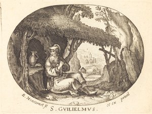 Sint Willem de Kluizenaar door Balthasar Moncornet