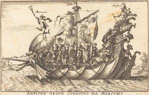 Anfione Argon geleid door Mercurius