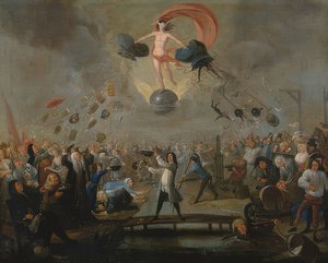 Allegorie van het lot. Circa 1730