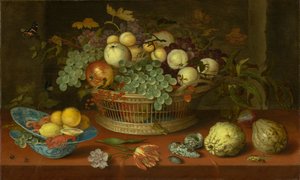 Stilleven met mand met fruit, 1622