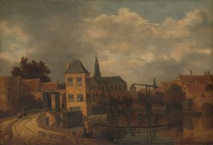 Uitzicht op de stad Haarlem