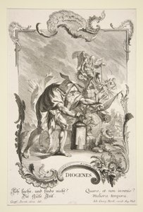 Diogenes door Balthazar Sigismond Setlezky