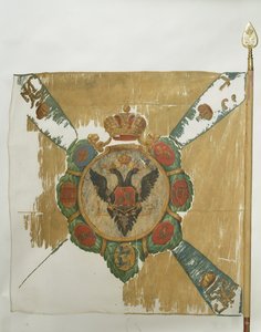 Vlag van het Semenovsky Life-Guards Regiment, 1762 door Banners and Standards Flags