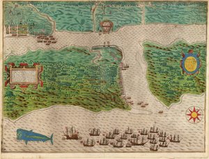 Overval op de Spaanse nederzetting St. Augustine in Florida
