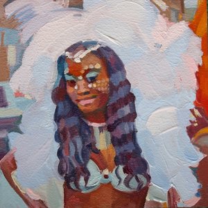 Gezicht 14, 2012 door Barbara Hoogeweegen