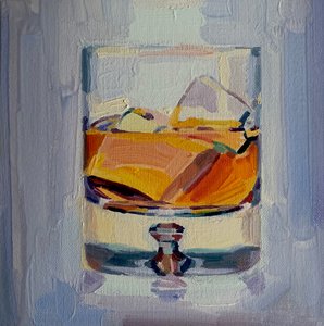Hij houdt van een whisky drankje