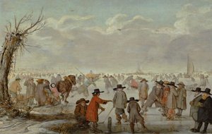 Spelletjes op het ijs 1654