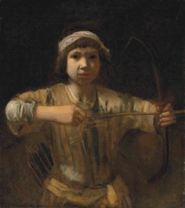 Ismaël met pijl en boog door Barent Fabritius