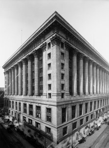 Stadhuis en County gebouw, Chicago, Illinois, VS, ca. 1905