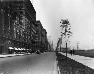 Michigan Avenue, Chicago, Illinois, VS, c.1905