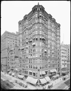 Tacoma Gebouw, Chicago, Illinois, VS, ca. 1905