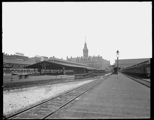 Wells Street Station, Chicago, Illinois, VS, ca. 1905 door Barnes and Crosby