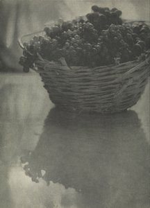 Stilleven met druiven door Baron Adolf De Meyer