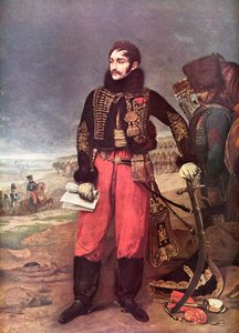 Portret van Antoine-Charles-Louis, Graaf de Lasalle door Baron Antoine Jean (after) Gros