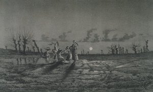 De Lavandieres of de Nachtwasseressen, illustratie voor Legendes Rustiques door George Sand (1804-76) 1858