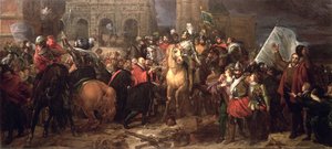 Intocht van Henri IV in Parijs, 22 maart 1594 door Baron François Pascal Simon Gérard