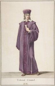 Een rechter van de strafrechtbank, ca. 1798-99