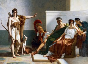 Hippolytus verwerpt Phaedra