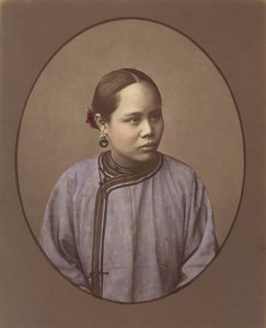 Meisje uit Shanghai door Baron Raimund von Stillfried