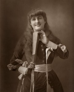 Britse actrice Alice Atherton in Oliver Grumble, 1886