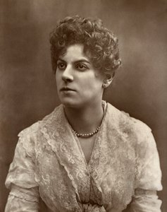 Britse actrice Miss Jessie Millward in The Harbour Lights, 1886
